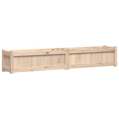 Plantekasse 180x31x31 cm massivt fyrretræ