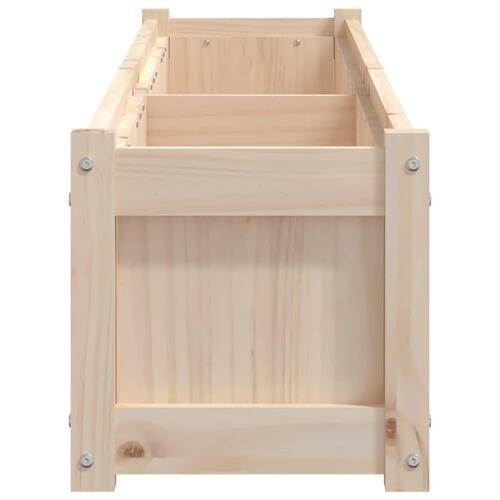 Plantekasse 180x31x31 cm massivt fyrretræ