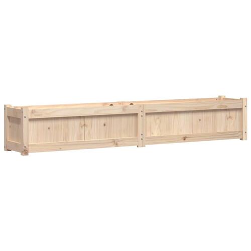 Plantekasse 180x31x31 cm massivt fyrretræ