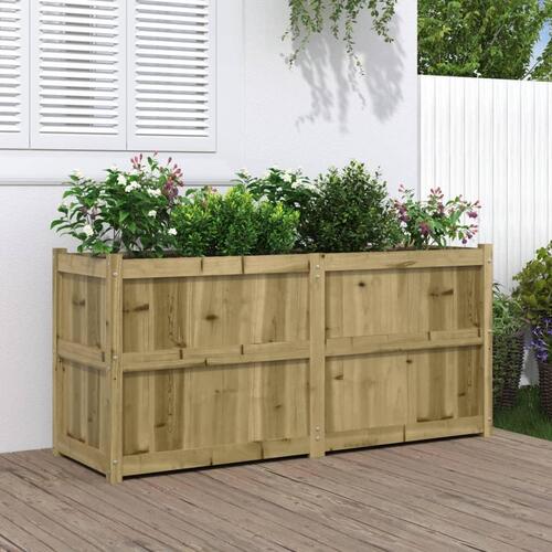 Plantekasse 150x50x70 cm imprægneret fyrretræ