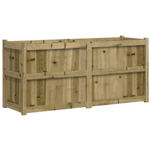 Plantekasse 150x50x70 cm imprægneret fyrretræ