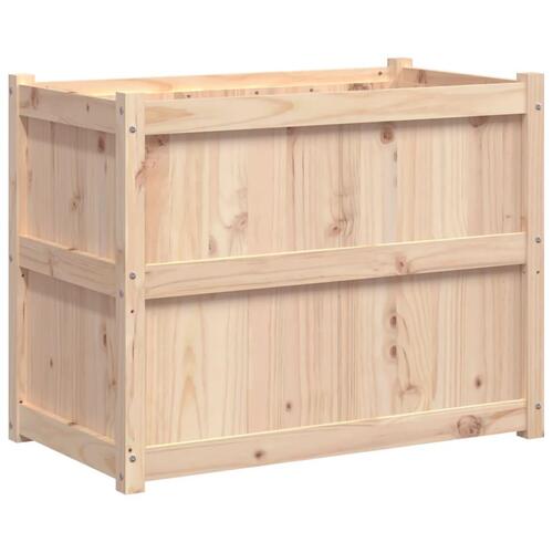 Plantekasse 90x50x70 cm massivt fyrretræ