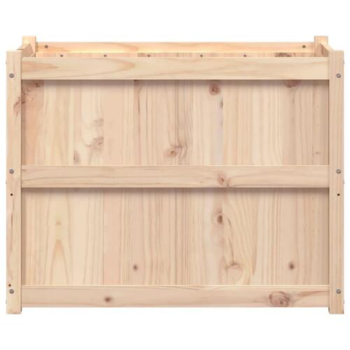 Plantekasse 90x50x70 cm massivt fyrretræ