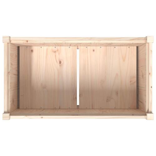 Plantekasse 90x50x70 cm massivt fyrretræ