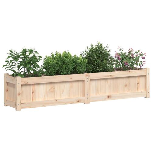 Plantekasse 150x31x31 cm massivt fyrretræ