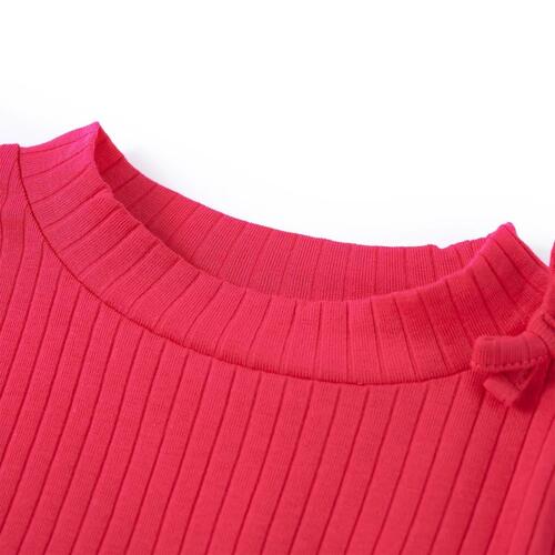 Langærmet T-shirt til børn str. 92 pink