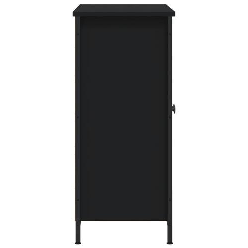 Skænk 100x33x75 cm konstrueret træ sort