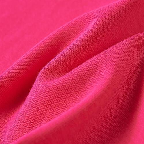 Langærmet T-shirt til børn str. 92 pink