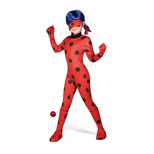 Kostume til børn Lady Bug 7 Dele 4-5 år