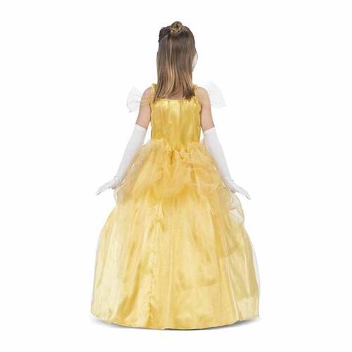Kostume til børn Gul Prinsesse Belle 4 Dele 7-9 år