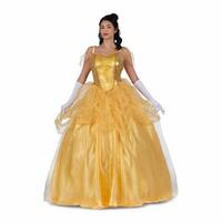 Kostume til voksne Gul Prinsesse Belle 3 Dele XL