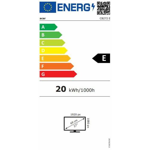 Gaming skærm Acer UM.HB2EE.E02 Full HD 27" 100 Hz