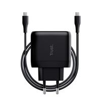 Vægoplader + USB-C kabel Trust Maxo Sort 65 W