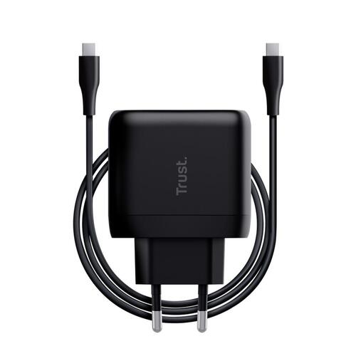 Vægoplader + USB-C kabel Trust Maxo Sort 65 W