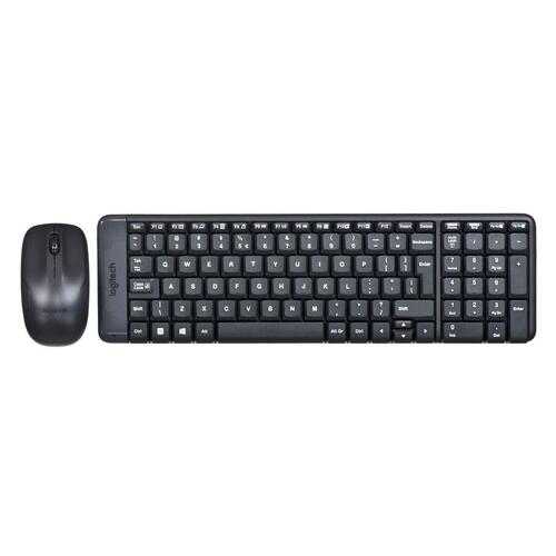 Tastatur og mus Logitech Wireless Combo MK220 Sort QWERTY Qwerty US