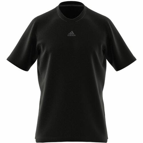 Kortærmet T-shirt til Mænd Adidas Aeroready Sort L