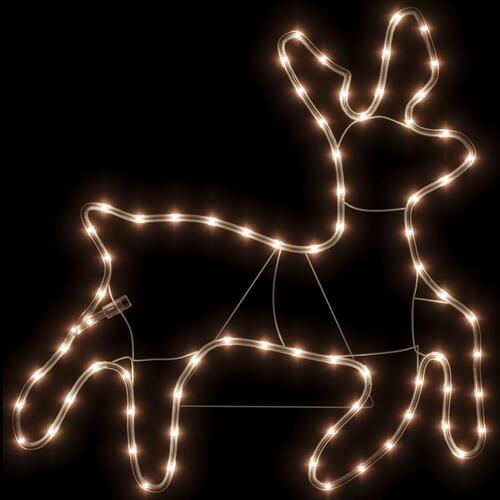 Rensdyr 72 LED'er julefigur varmt hvidt lys