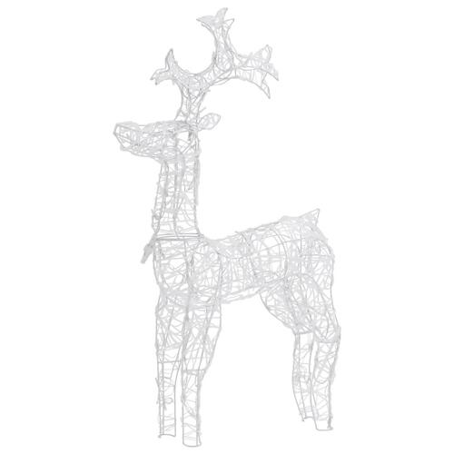 Julerensdyr 2 stk. 60x16x100 cm akryl