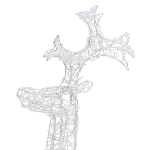 Julerensdyr 3 stk. 60x16x100 cm akryl