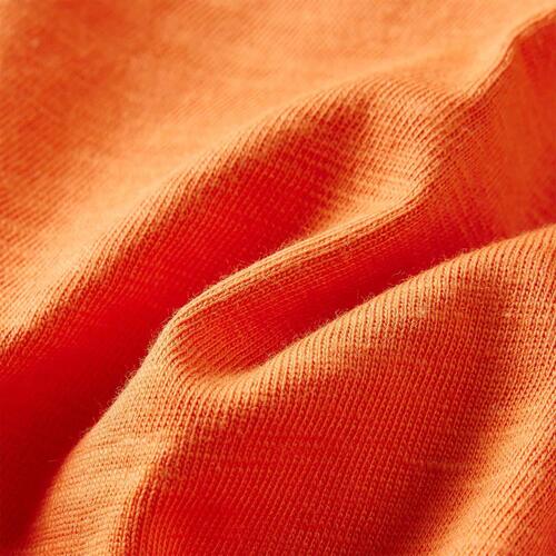 Langærmet T-shirt til børn str. 140 cm orange