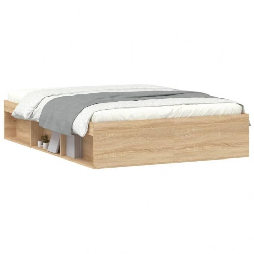 Sengeramme 135x190 cm sonoma-eg