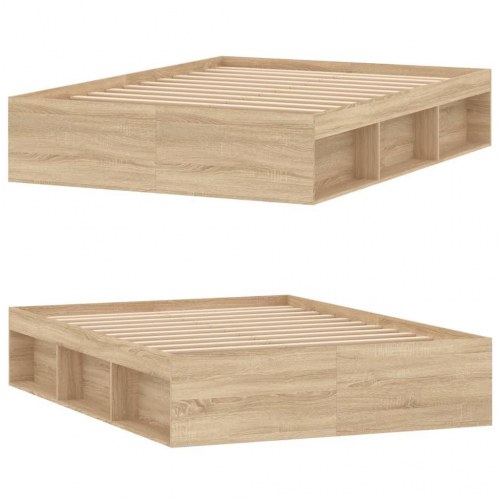 Sengeramme 135x190 cm sonoma-eg
