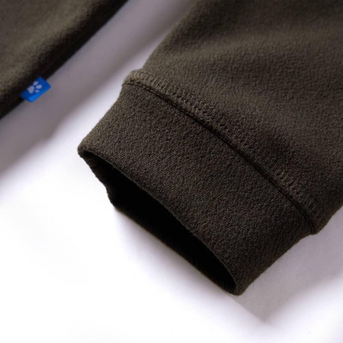 Sweatshirt til børn str. 128 kakifarvet og brun