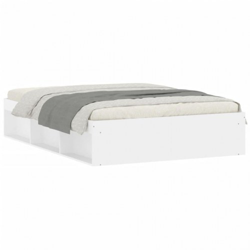 Sengeramme 135x190 cm hvid