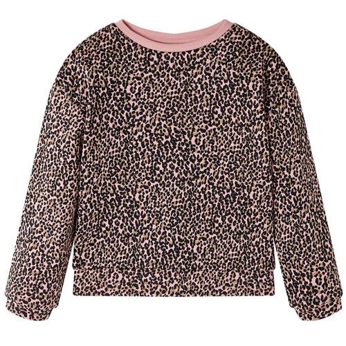 Sweatshirt til børn str. 116 lyserød