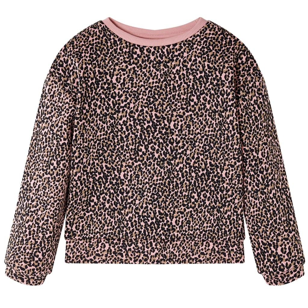 Sweatshirt til børn str. 116 lyserød