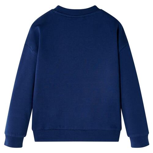 Sweatshirt til børn str. 128 marineblå
