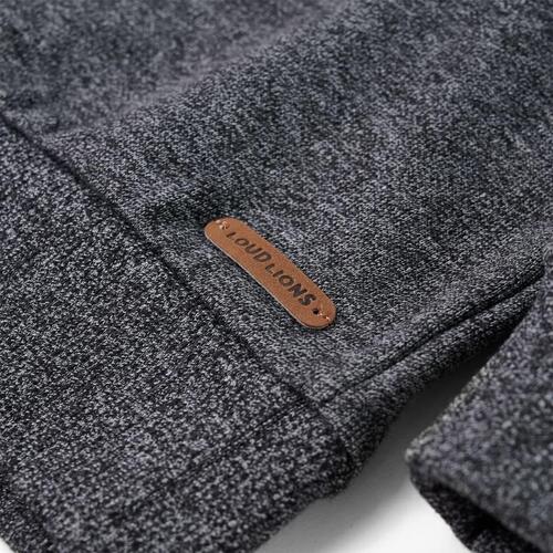 Sweatshirt til børn str. 140 blåmeleret