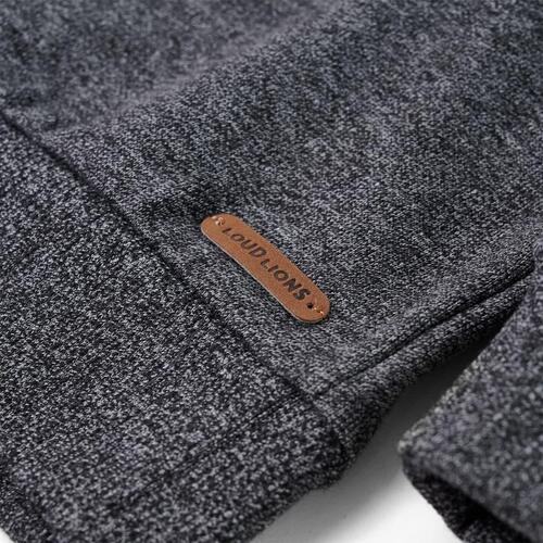 Sweatshirt til børn str. 116 blåmeleret