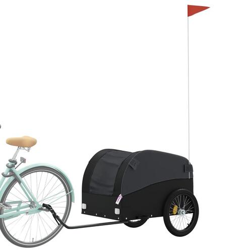 Cykelanhænger 45 kg jern sort
