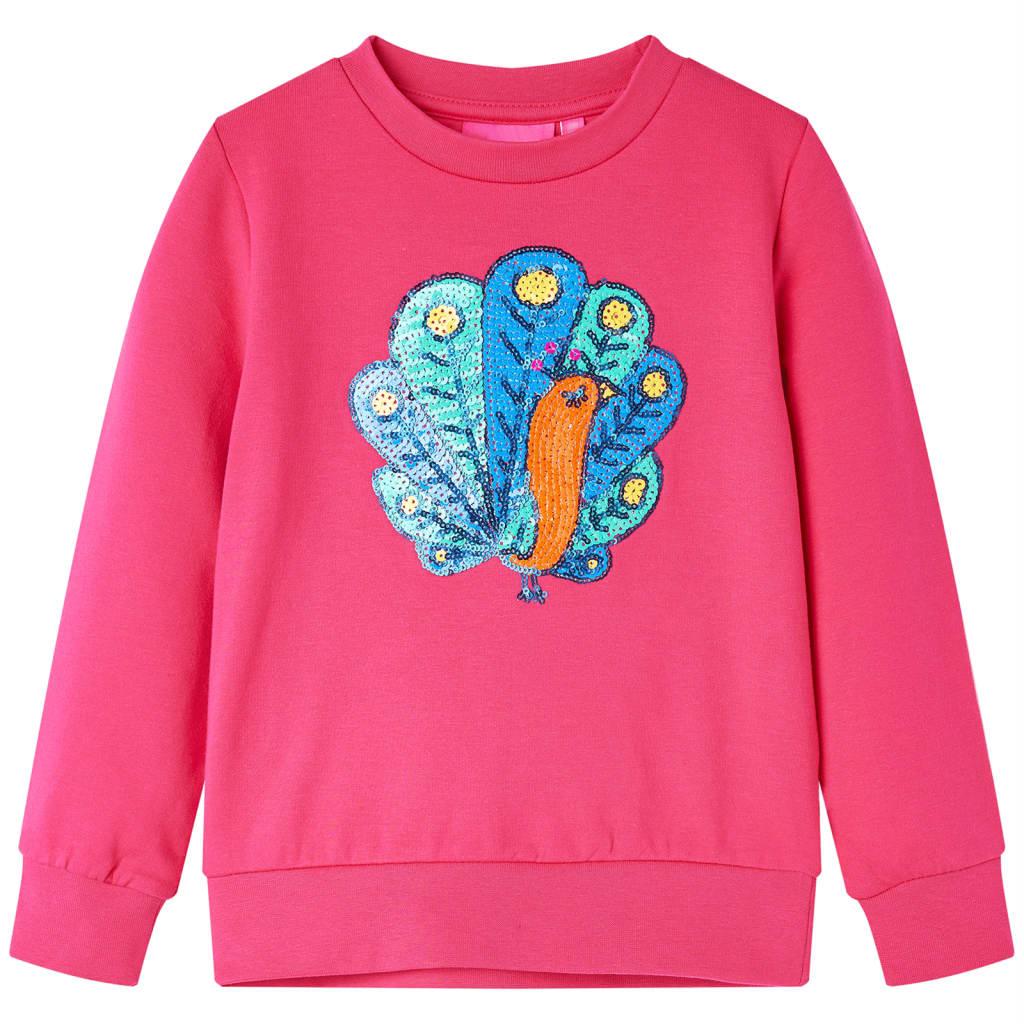 Sweatshirt til børn str. 128 pink