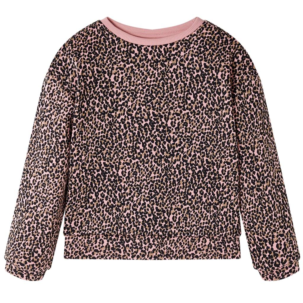 Sweatshirt til børn str. 128 lyserød