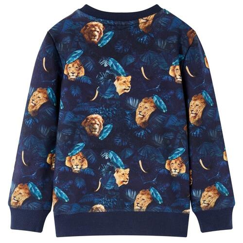 Sweatshirt til børn str. 92 marineblå