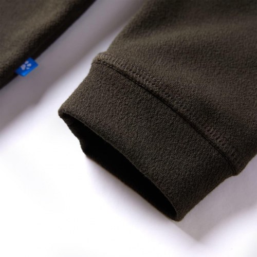 Sweatshirt til børn str. 92 kakifarvet og brun