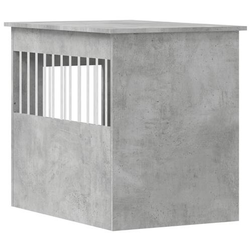 Hundebur 55x80x68 cm konstrueret træ betongrå