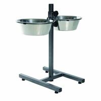 Hund Feeder Trixie 24922 Dobbelt 2,8 L Ø 24 cm Rustfrit stål
