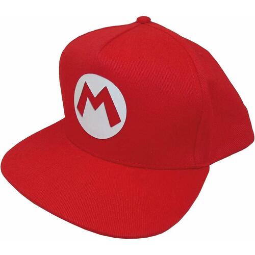 Unisex hat Super Mario Badge 58 cm Rød Onesize