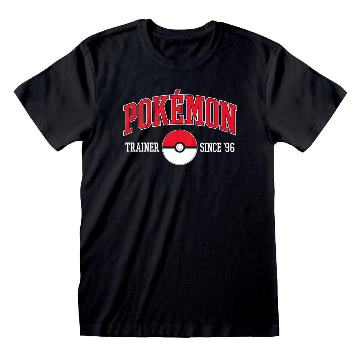 Kortærmet T-shirt Pokémon Since 96 Sort Unisex L