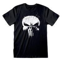 Kortærmet T-shirt Marvel Logo Sort Unisex L