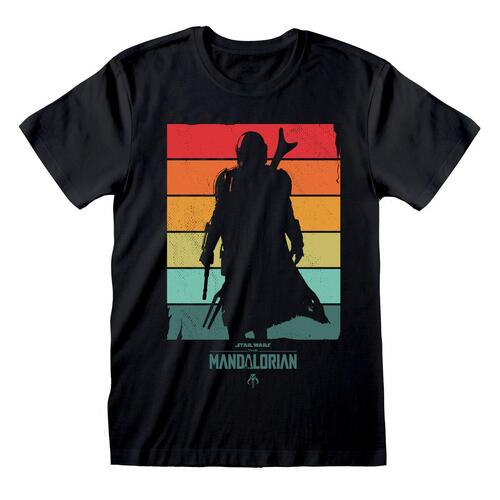 Kortærmet T-shirt The Mandalorian Spectrum Sort Unisex M