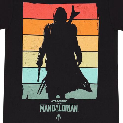 Kortærmet T-shirt The Mandalorian Spectrum Sort Unisex M