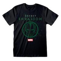 Kortærmet T-shirt Marvel Logo Icon Sort Unisex S