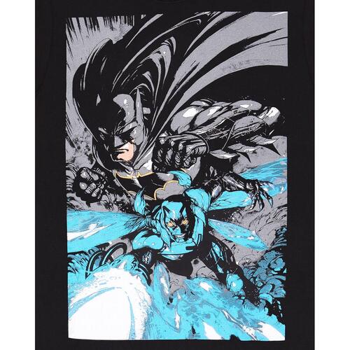 Kortærmet T-shirt Batman Team Up Sort Unisex XL