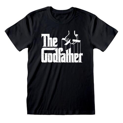 Kortærmet T-shirt The Godfather Logo Sort Unisex S