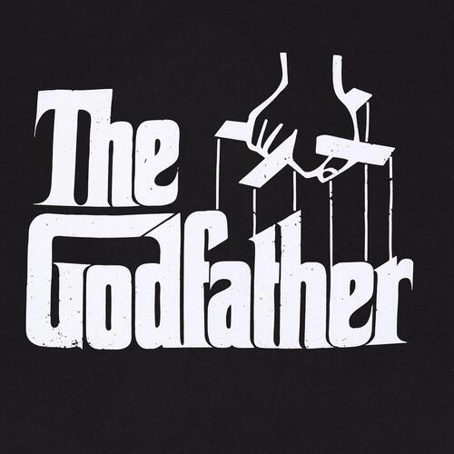Kortærmet T-shirt The Godfather Logo Sort Unisex S