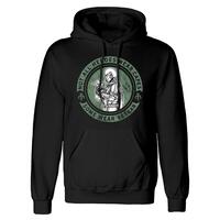 Hættetrøje til Mænd The Mandalorian Wear Beskar Sort S